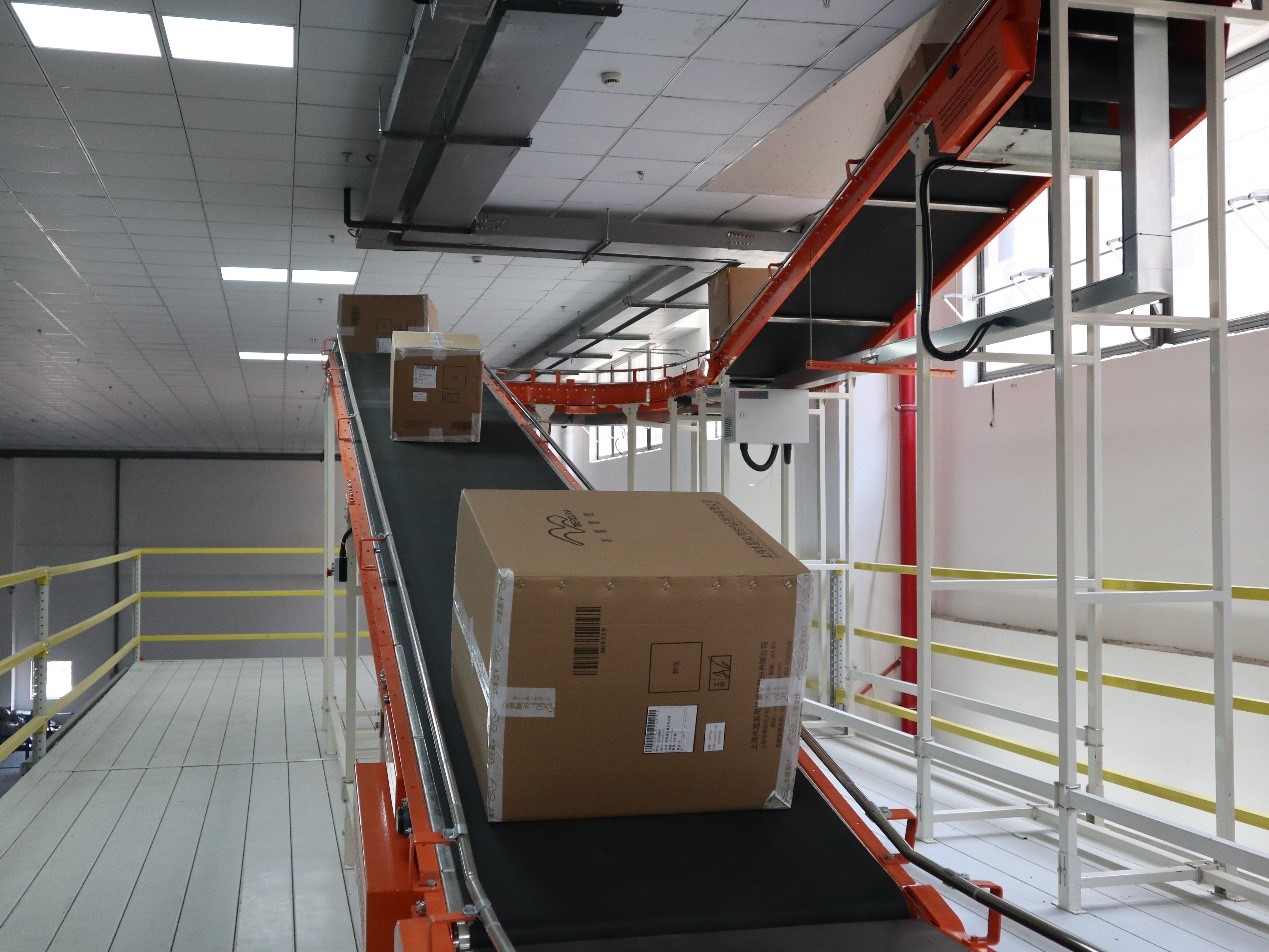 現場報道 | 水星家紡倉儲物流中心輸送分揀系統(tǒng)項目一期上線